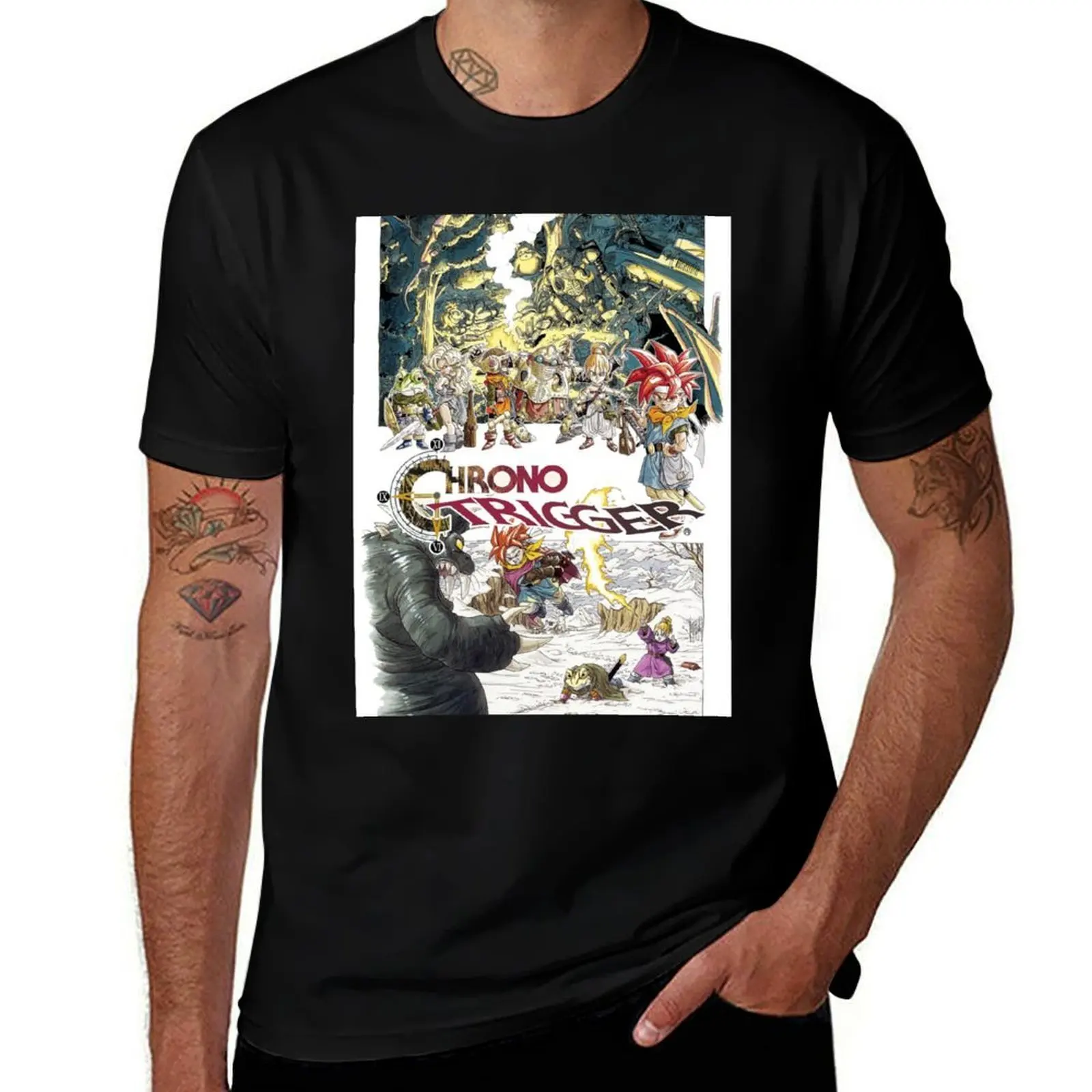 

Chrono Trigger Montage T-Shirt Holiday All Match T-Shirt
