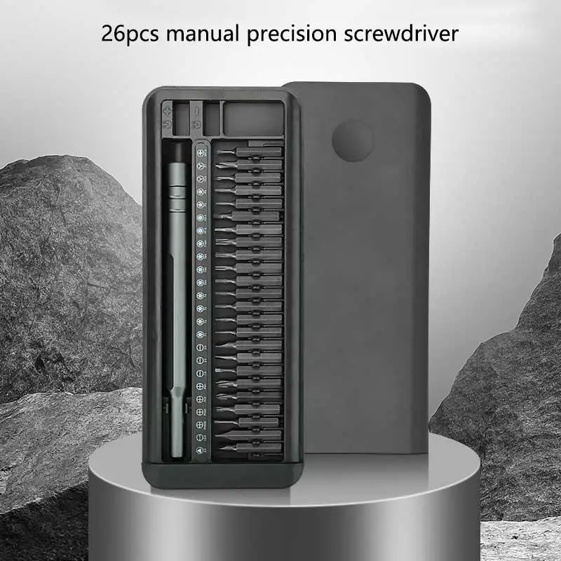 Multi function Maintenance Disassembly Tool Screwdriver Combination 26in 1 Precision Screwdriver Set Mobile Phone Clock Computer
