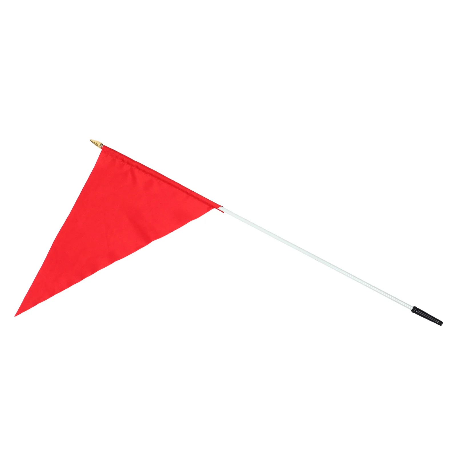 

Off-Road Atv Flag Pole Heavy Duty Red Triangle Banner High Visibility Easy Installation Motorcycle E-Bike Golf Cart Safety Flag