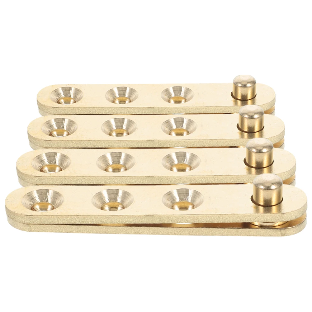 

8pcs Door Hinges Cabinet Closet Swivel Pivot Center Hardware Shaft Invisible Hidden Design SelfClosing Universal Heavy Duty