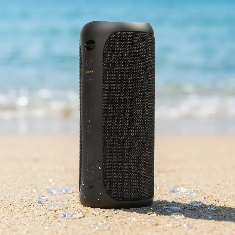 35W Portable Waterproof Bluetooth Speaker with LED Light TWS Pairing 16H Playtime for Outdoor Home Use OEM Wireless Audio