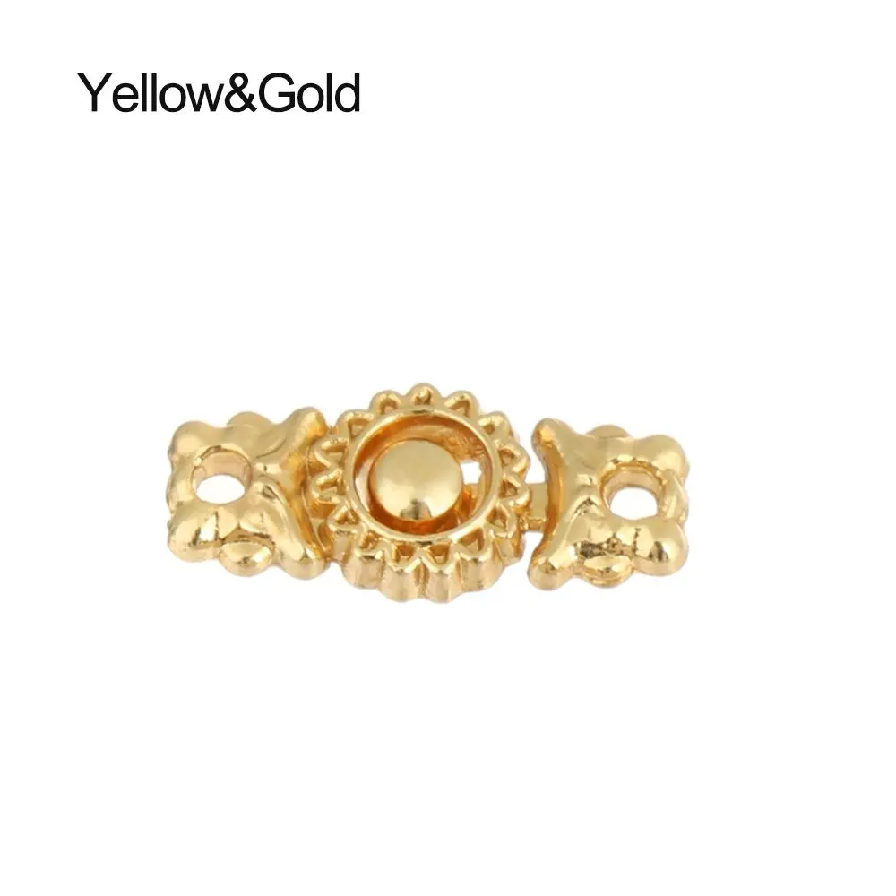 10Sets 10mm Mini Ultra-small Buttons Doll Bags Clothes Metal Belt Buckle DIY Dress Decor Shoes Buckles