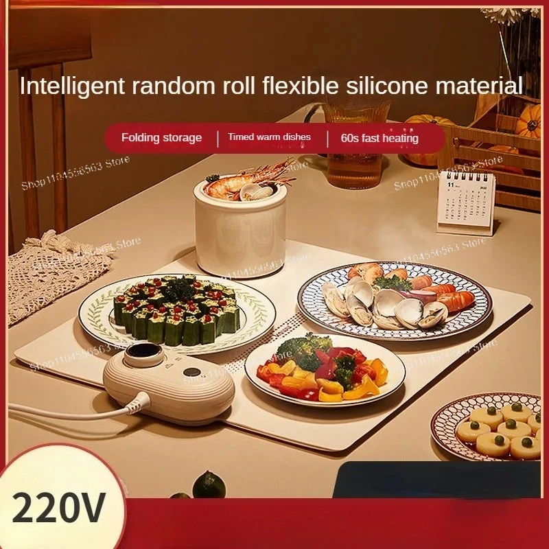 220v-折りたたみ式電気飲料ウォーマー-ドリンクや食品を温かく保つためのスマートな多機能加熱プレート-​
