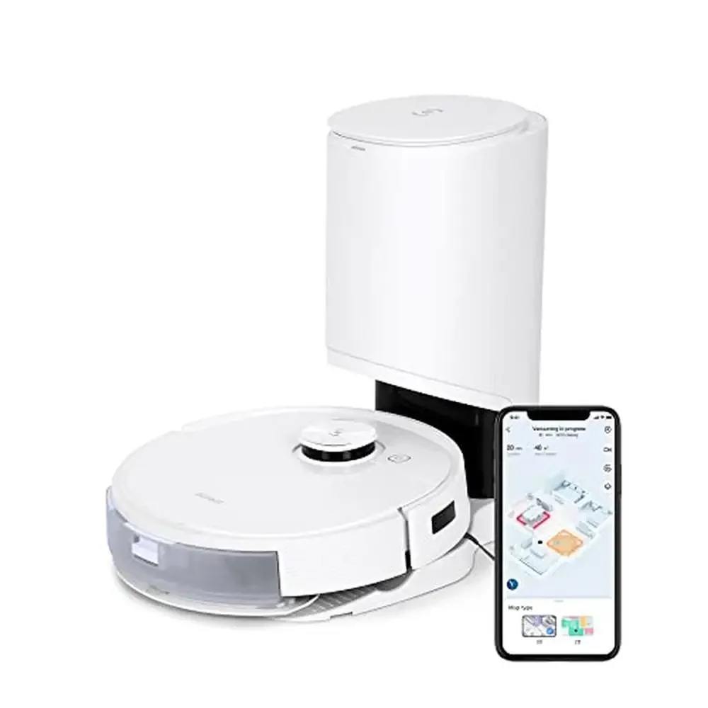 DEEBOT T9 Robot Vacuum and Mop Combo Precision Laser Mapping 3D Maps Oscillating Mopping 3000Pa Suction Auto-Empty Station