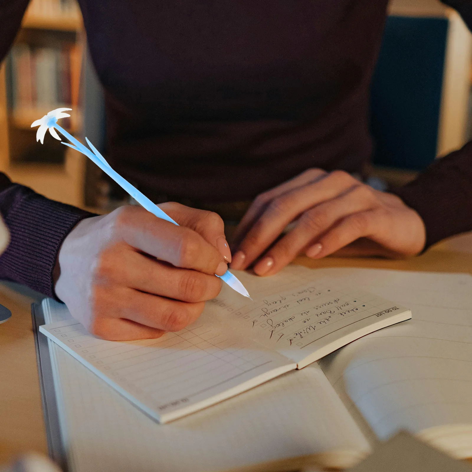 

30 Pcs Creative Flower Pen Come on Pens Bulk Color Changing Plastic Cartoon Cute Student Stationery Gel