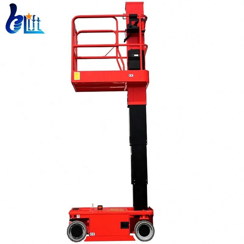 Vertical Mast Lifts Self Propelled Electric Ladder Lift Platform Hydraulic Man Lift