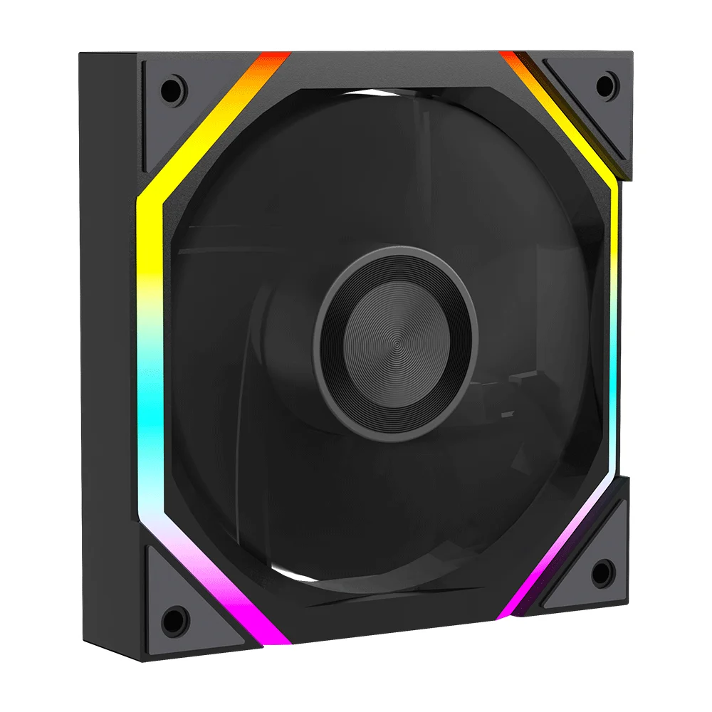 120mm ARGB ventilateur infini miroir conception 5V 3PIN Aura Sync 4PIN PWM 800-2000 tr/min refroidisseur ventilateur Jungle léopard galaxie prisme XH