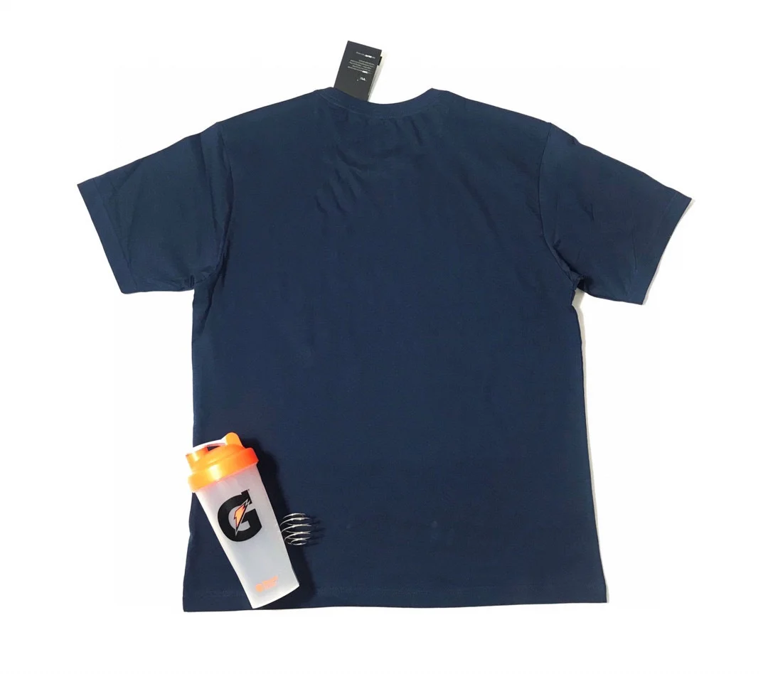 تي شيرت أمريكي فضفاض للرجال من جامعة NCAA جورج تاون لعام 2025 برقبة دائرية كاجوال سريع الجفاف للرماية والجري