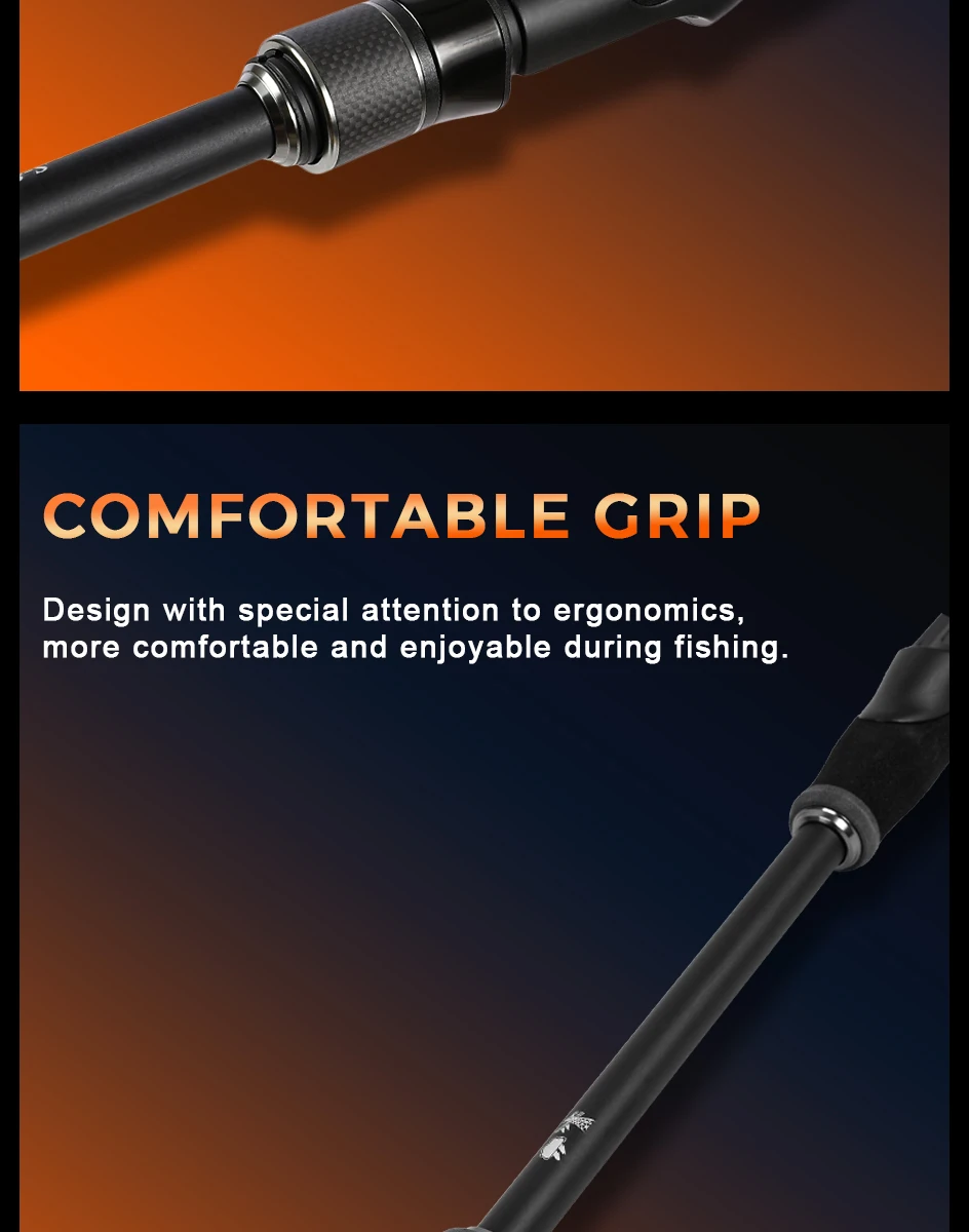 Mifine BASTION Reise-Spinnrute 30T L/ML/M/MH Köder 3-12g/4-15g/5-25g/7-28g/8-35g/10-42g Seaguide RA Ring Rock Fishing Rods F – Detail 7