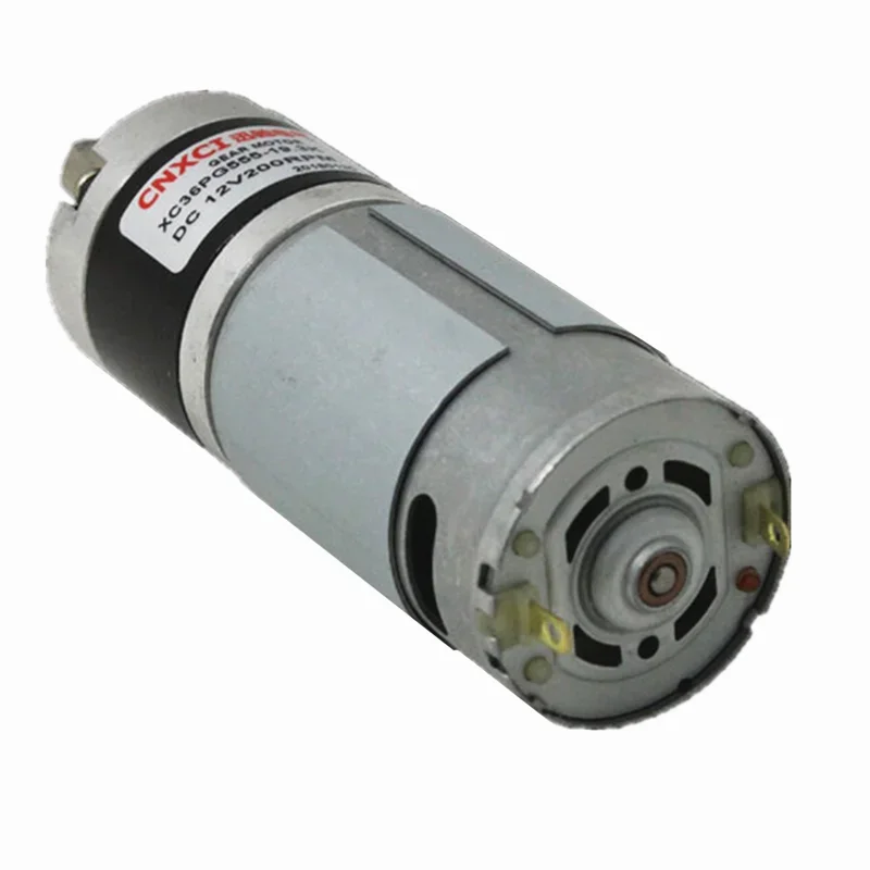 

36MM DC Planetary Gear Motor 36PG555 8MM Shaft 12V 24V LOW Speed Torque CW CCW DIY Model