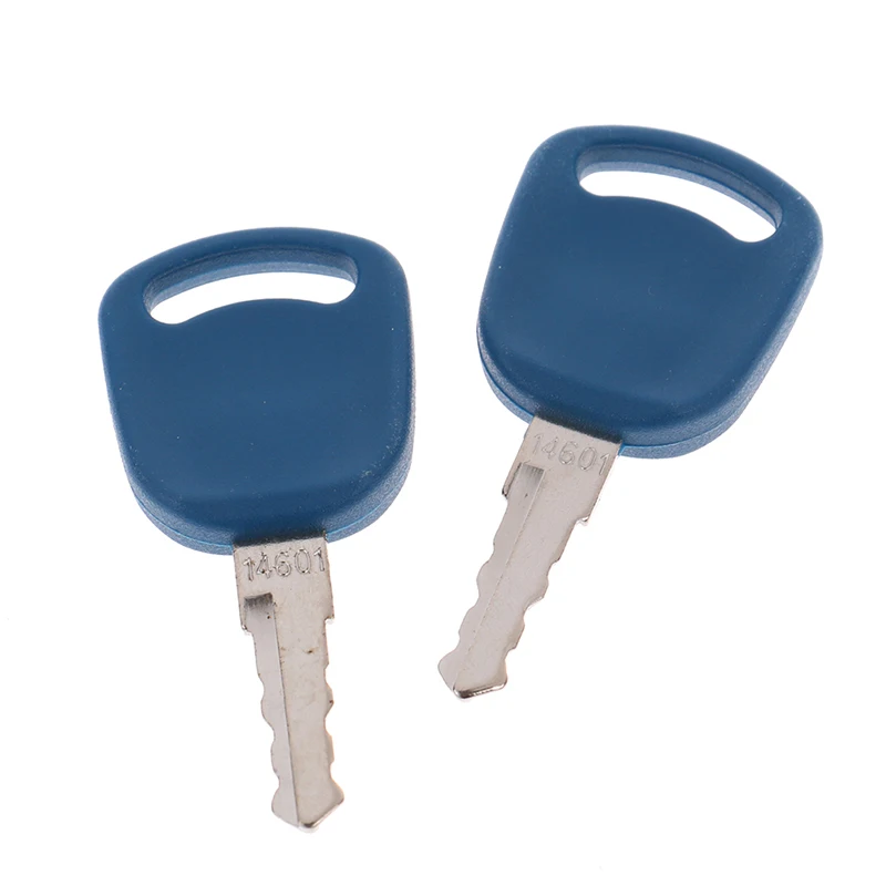 New 2 pcs 14601 Key For New Holland Excavator Grader Dozer Heavy Equipment