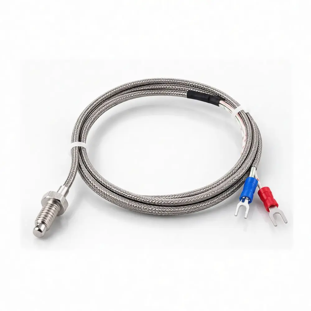 High Precision M6 Thread Thermocouple Sensor PT100 Thermal Resistor Probe Industrial Heater Temperature Controller Feedback Tool