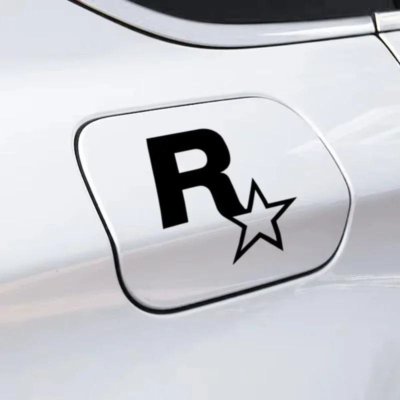 ملصقات السيارات لـ Rockstar Game GTA5 ملصق تزيين عاكس لغطاء خزان الوقود ملصقات الكمبيوتر المحمول الممتصة للزجاج الأمامي
