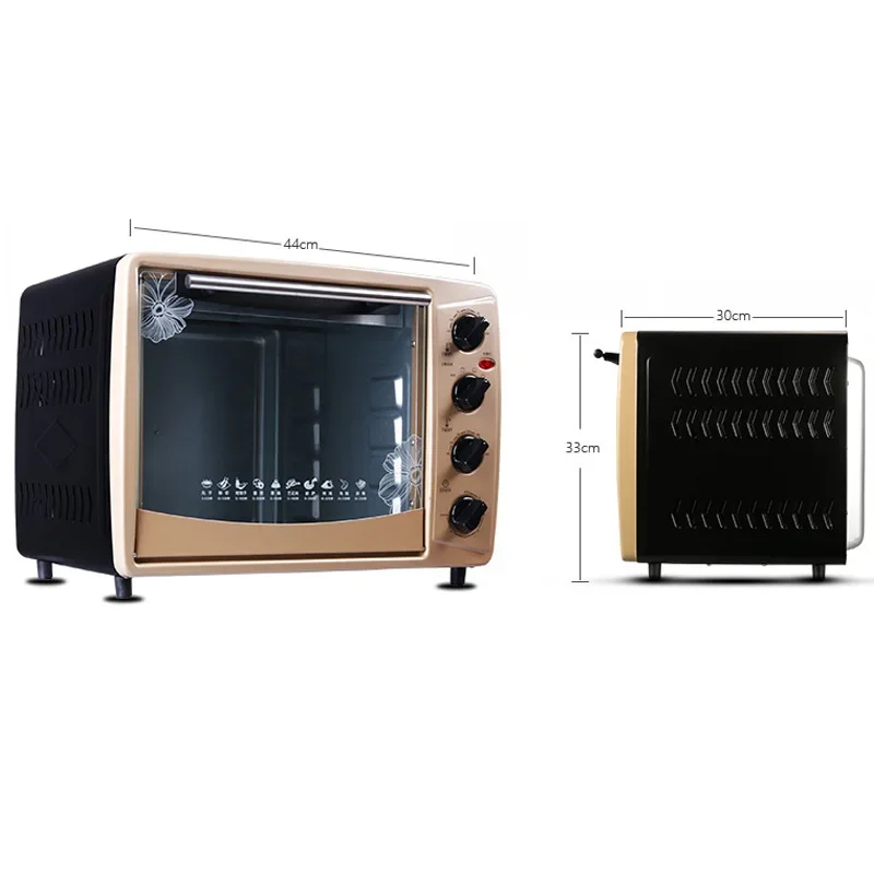 Domowy piekarnik do pizzy 220 V 1500 W Domowy elektryczny piekarnik do pizzy 4-warstwowy Profesjonalny elektryczny piekarnik do pieczenia ciasta/chleba/pizzy z Ti