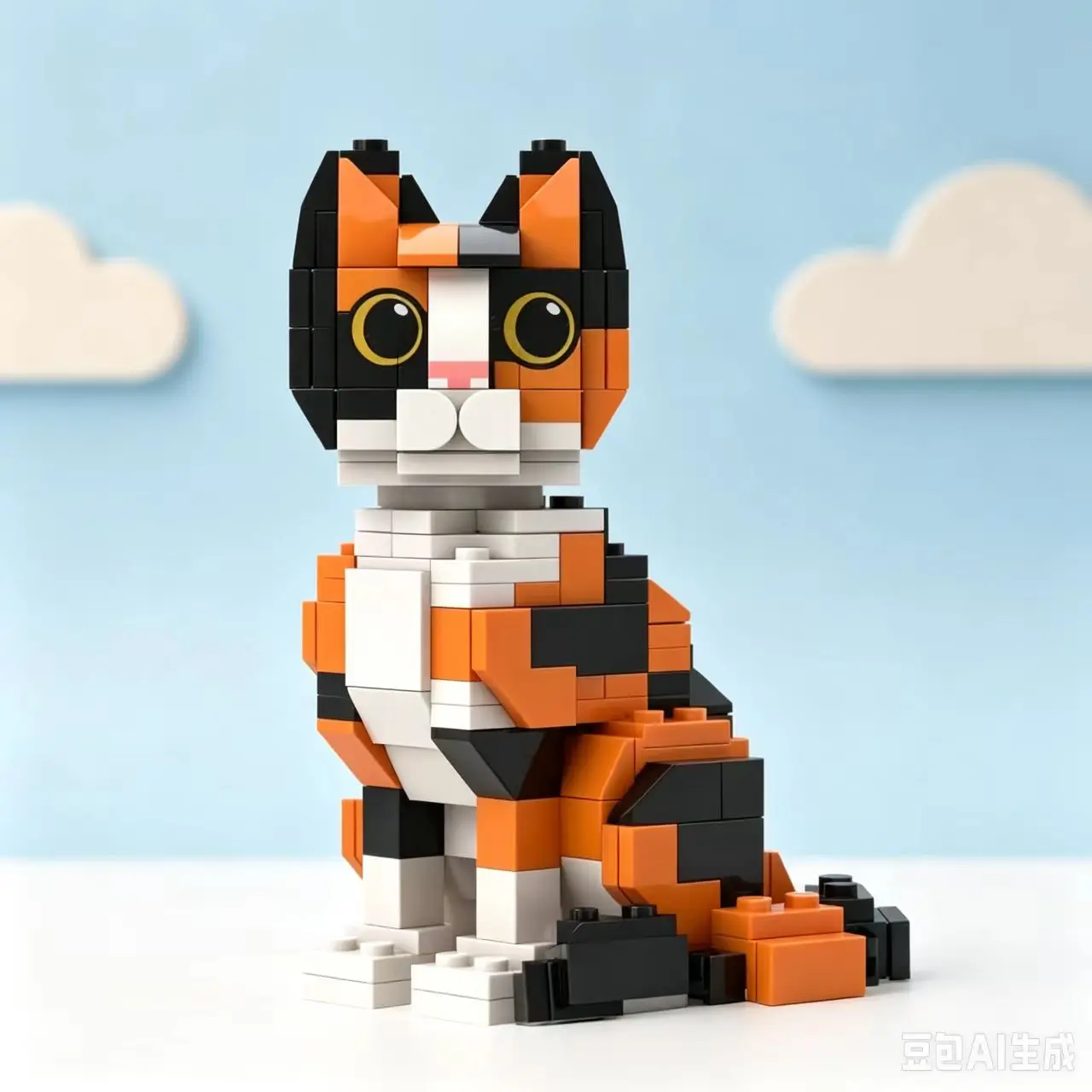 Cat Lovers Building Blocks Unique Stone Home Garden Decorations in Color as Picture Show