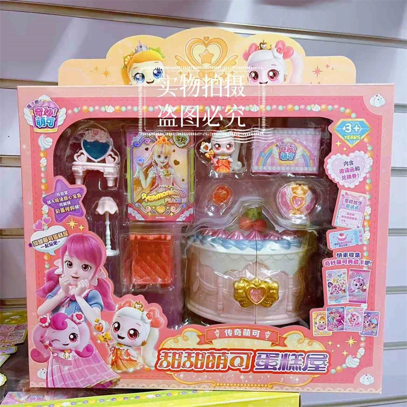 Hotcatch teenieping magia doce coração estrela série coleção anime figuras kawaii brinquedos ornamentos decoração presente de aniversário do miúdo