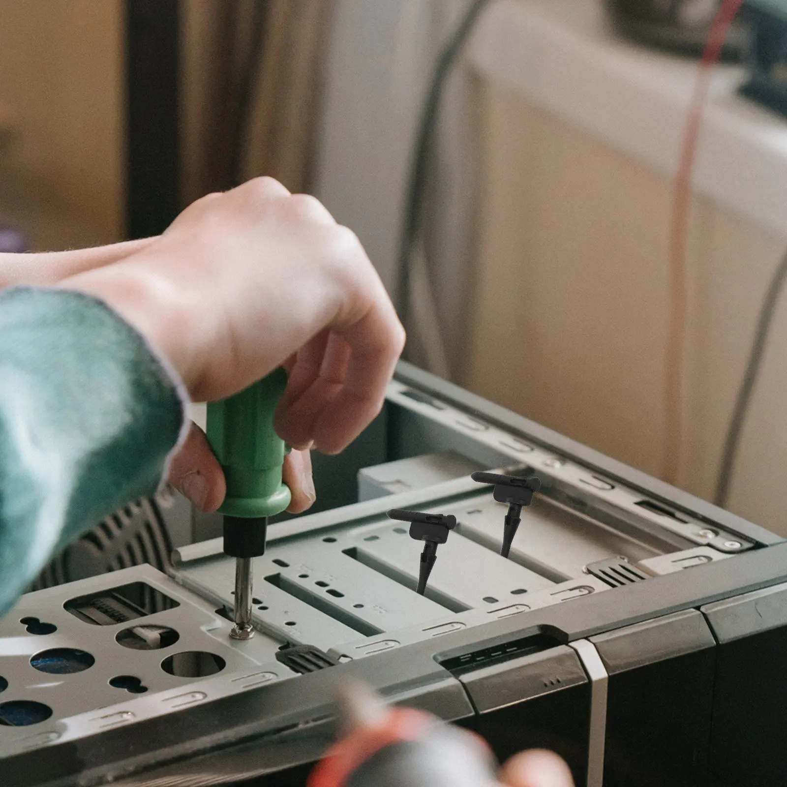 

30Pcs Fan Mounting Screws Silicone Shock Absorbing Rivets for Pc Case Cooling Fans Noise Reduction Vibration Dampening Computer