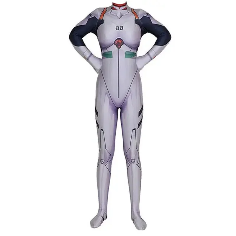 Anime Ikari Shinji Cosplay Costumes Shinji Jumpsuit Boys Man Zentai Halloween Bodysuit Adults Kids A1298