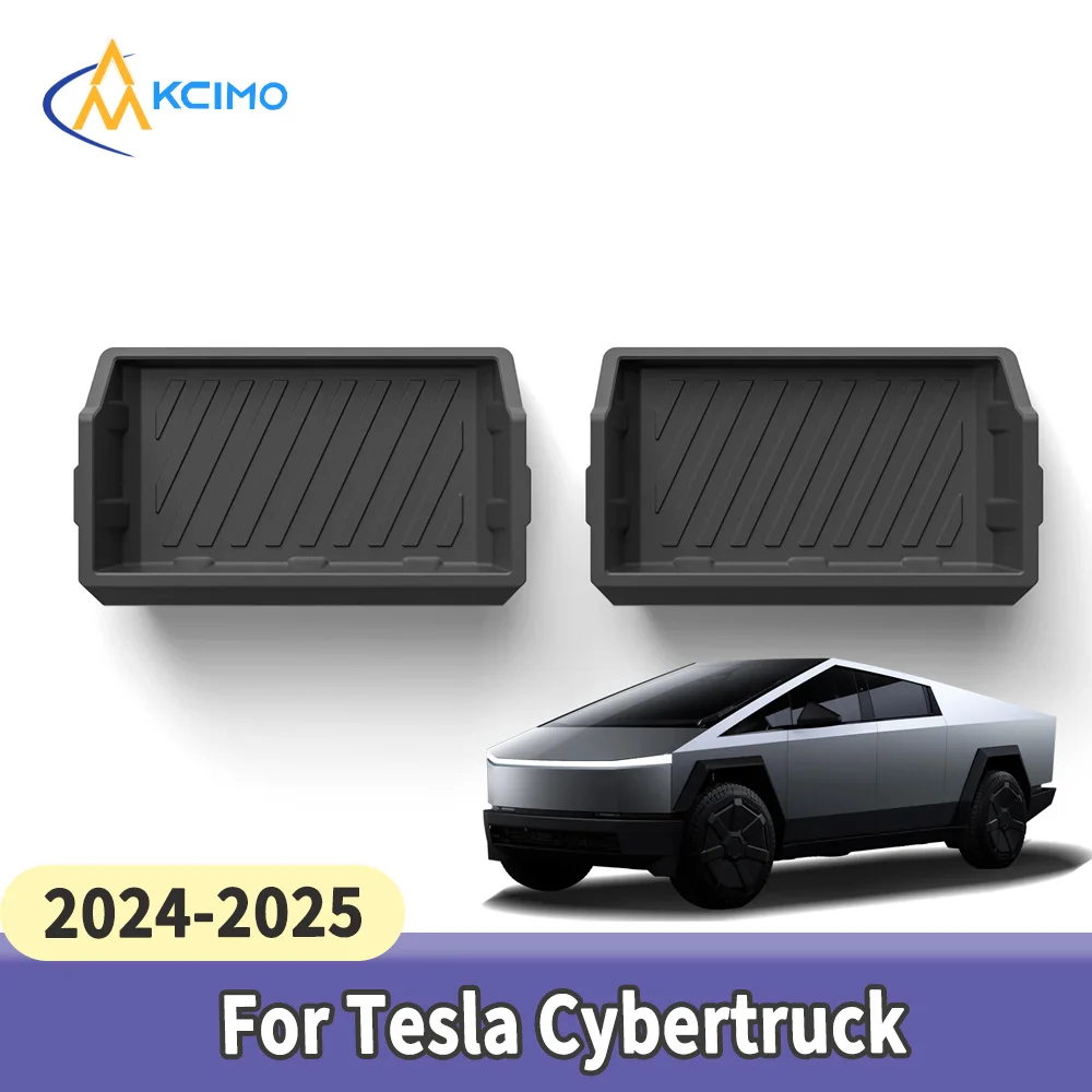 

Slide-Out Drawer Type Storage Box for Tesla Cybertruck 2024-2025 Front Seat Lower Case Hidden Organizer Tidying Accessories