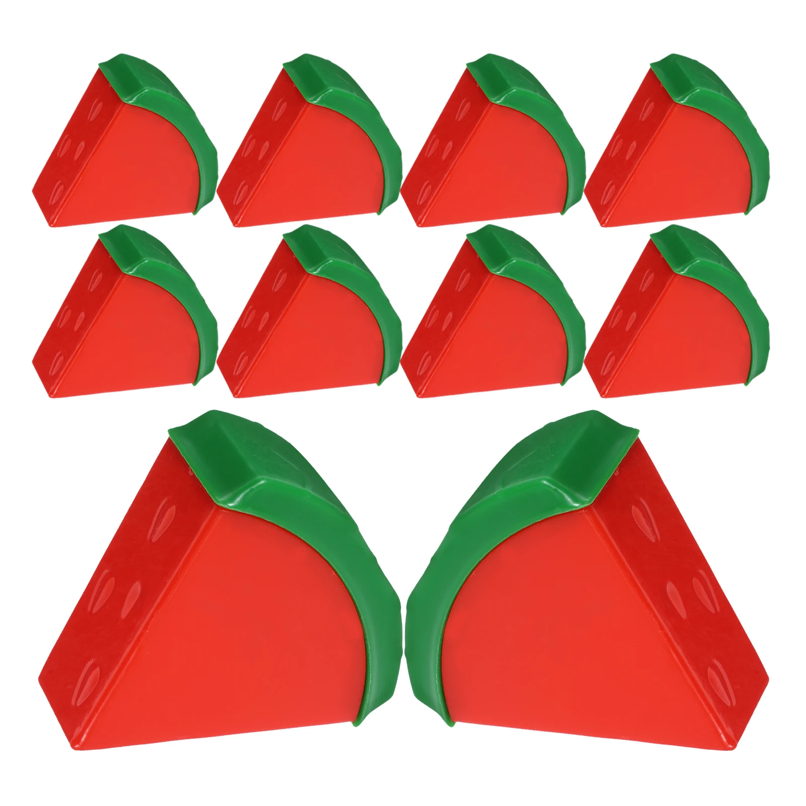 

10pcs Watermelon Shape Gift Party Favors Small Candy Containers Wedding Favors Boxes Plastic Ornament Food Treat Boxes Scratch