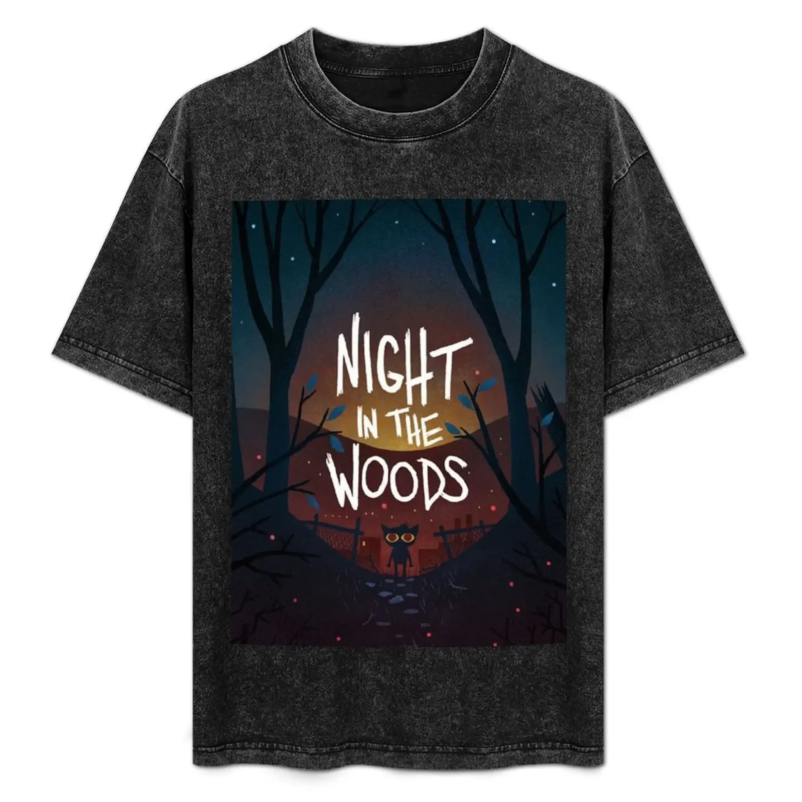 

Night in the woods T-Shirt summer tops designer shirts sublime basketball graphic tees T-shirt men
