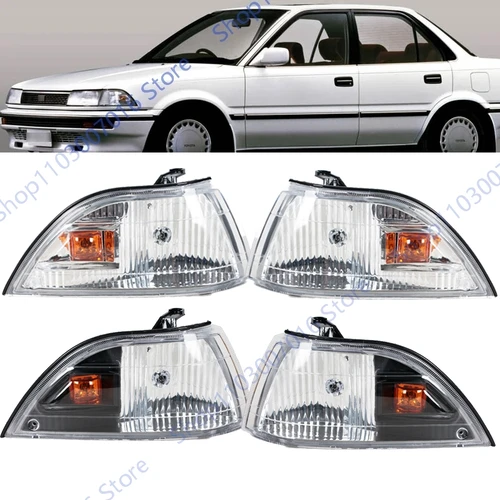 Accesorios de coche faro para Toyota Corolla EE90 AE90 1989 1990 1991 1992 lámpara de esquina delantera de coche lámpara de señal faro de luz