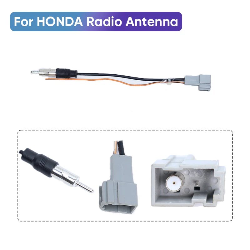 MAMSM For HONDA TOYOTA ISUZU VM Car Radio AM FM Antenna Converter Adapter DVD Stereo Car Accessory Replacement Parts