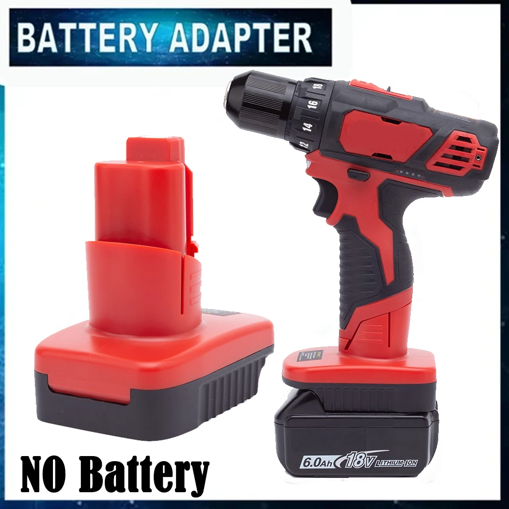 

Battery Adapter Converter for Makita 18V Li-ion to For Milwaukee M12 12V Power Tool Accessories (Not include tools and battery)