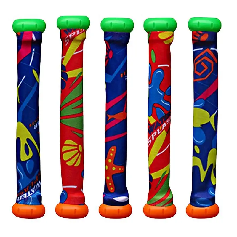 

Pool Toys Dive Sticks Standing Lightweight diving stick toy Cute Colorful Portable 5pcs Diving Toys Pool Accessories