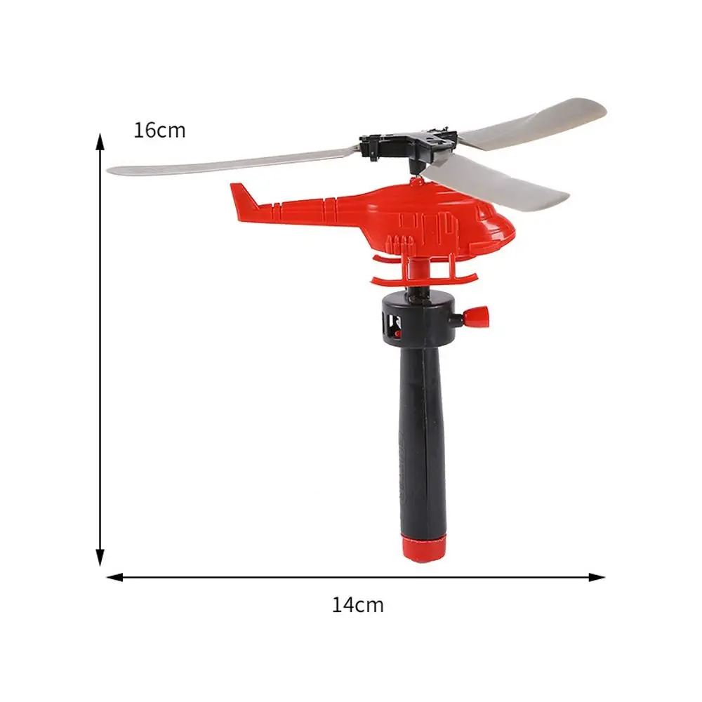 Tirador de alambre de bambú con forma de libélula, cuerda para dibujar, mango, línea de tracción, helicóptero, helicóptero eléctrico, deportes al aire libre, avión de juguete