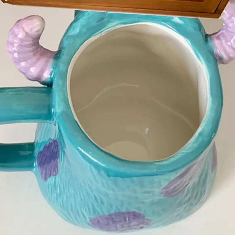 Disney Monsters Sulley Mike Ceramics Action Figure Dolls Sulley Mike Drinking Cup Mugs Coffee Cup Kids Gifts