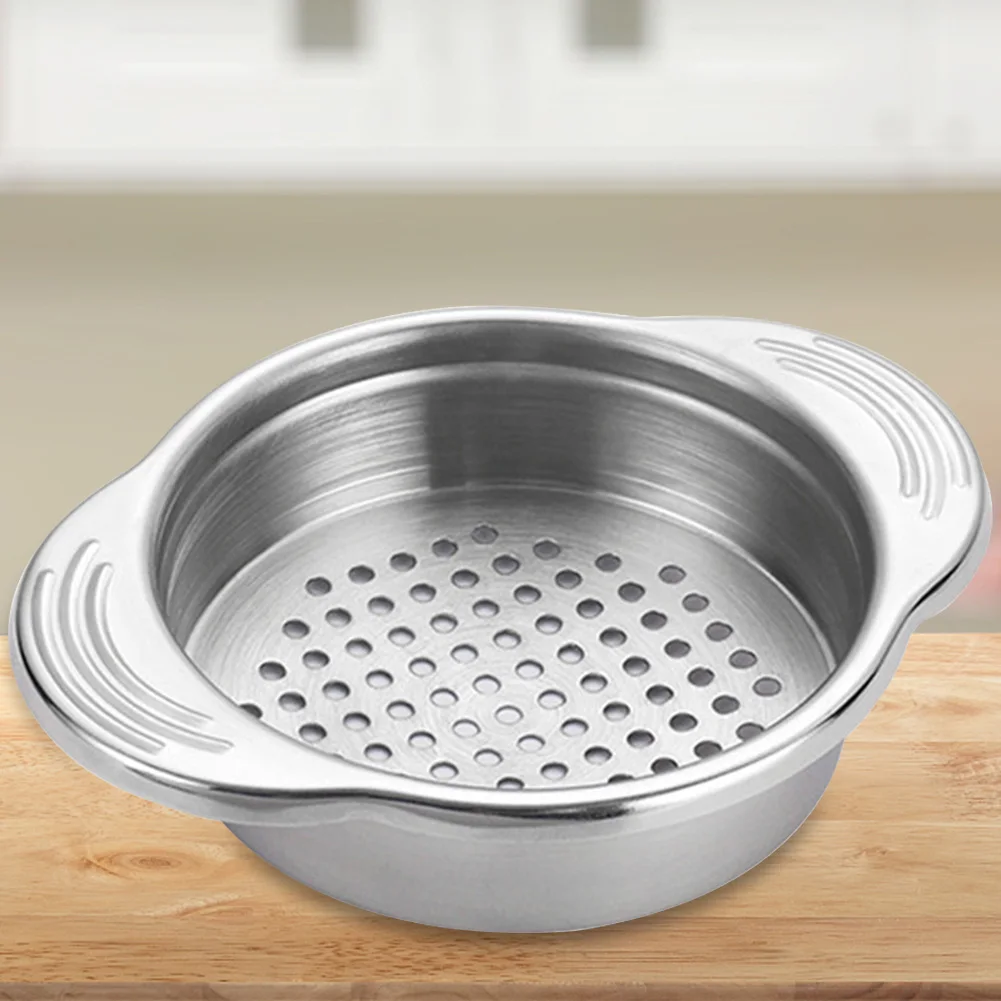304 Stainless Steel Tuna Strainer Universal 3.2inch Food Can Strainer No-Mess Tuna Can Strainer for Beans/Vegetables/Fruit/Tuna