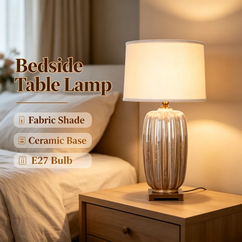 Modern Simple Ceramic Pumpkin Floor Lamlps Warm Atmosphere Bedroom Beside Lamp Study Living Room Decor Luxury Light Fixture Led