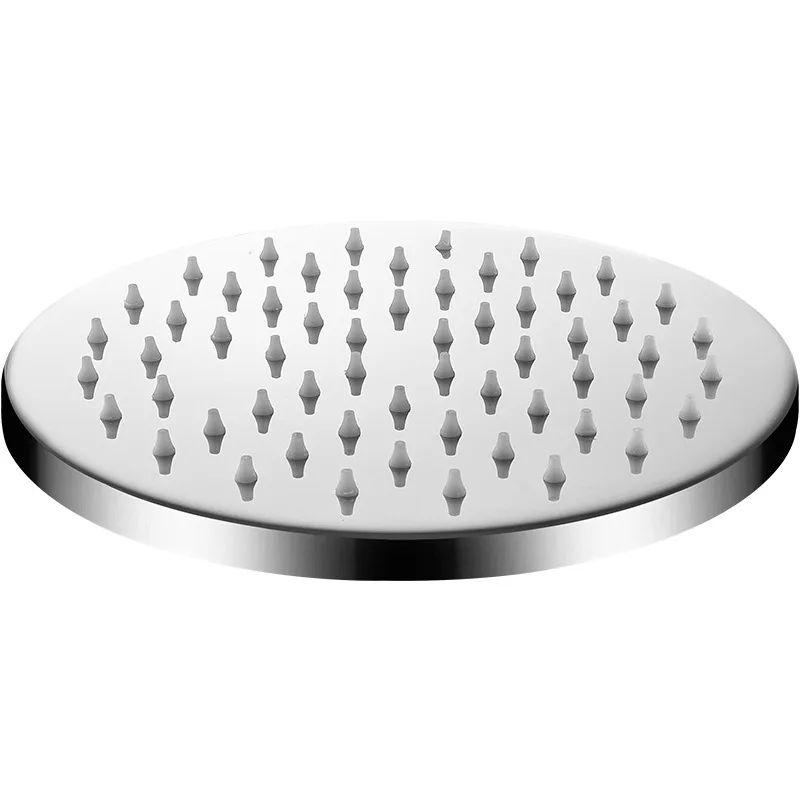 

10/8 304 Stainless Steel Shower Head Without Diverters Top Spray Top Plated Wall Mounted Bathroom Apartment Faucet