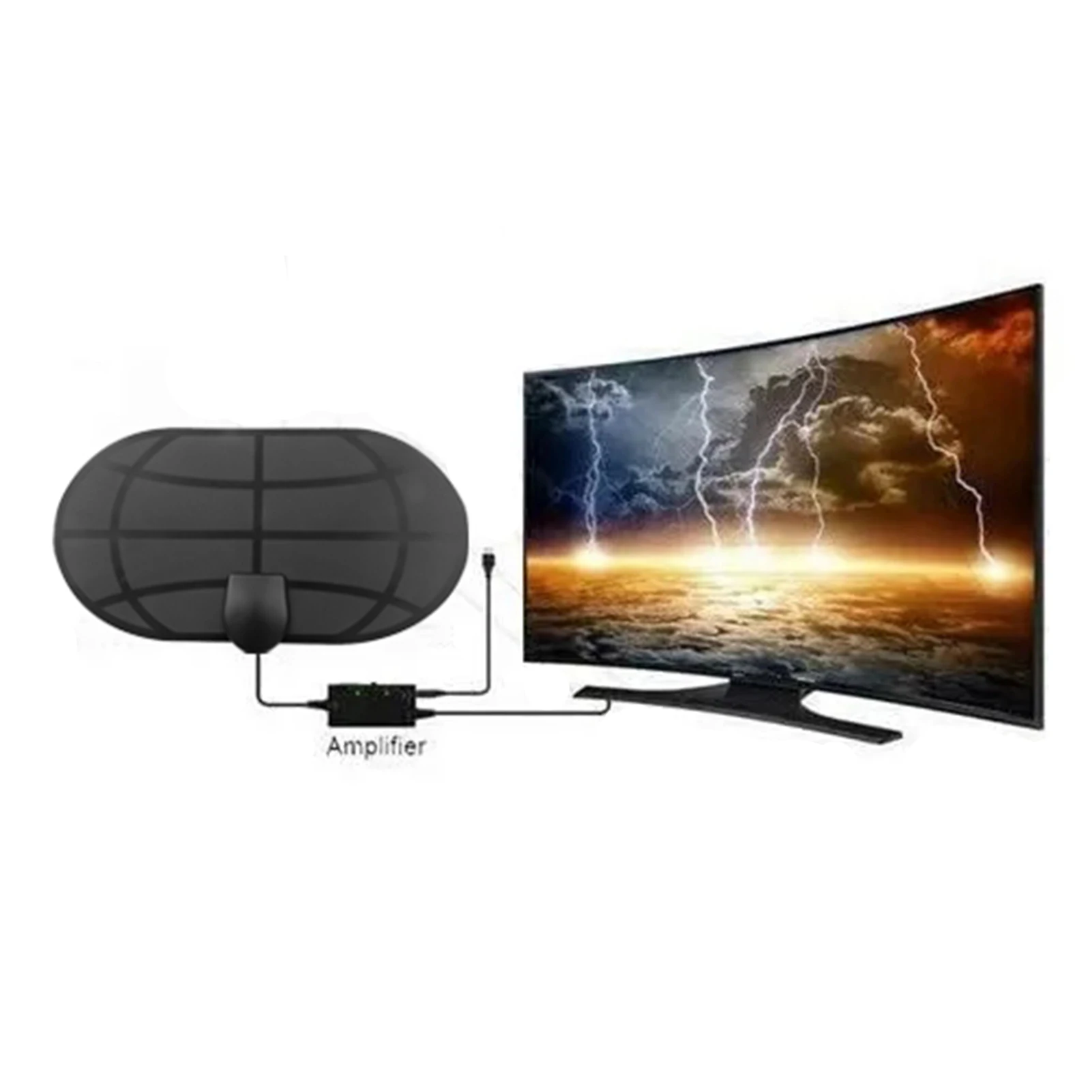 Усиленная цифровая ТВ-антенна 4K, усилитель сигнала цифрового телевидения, аксессуары для телевизоров