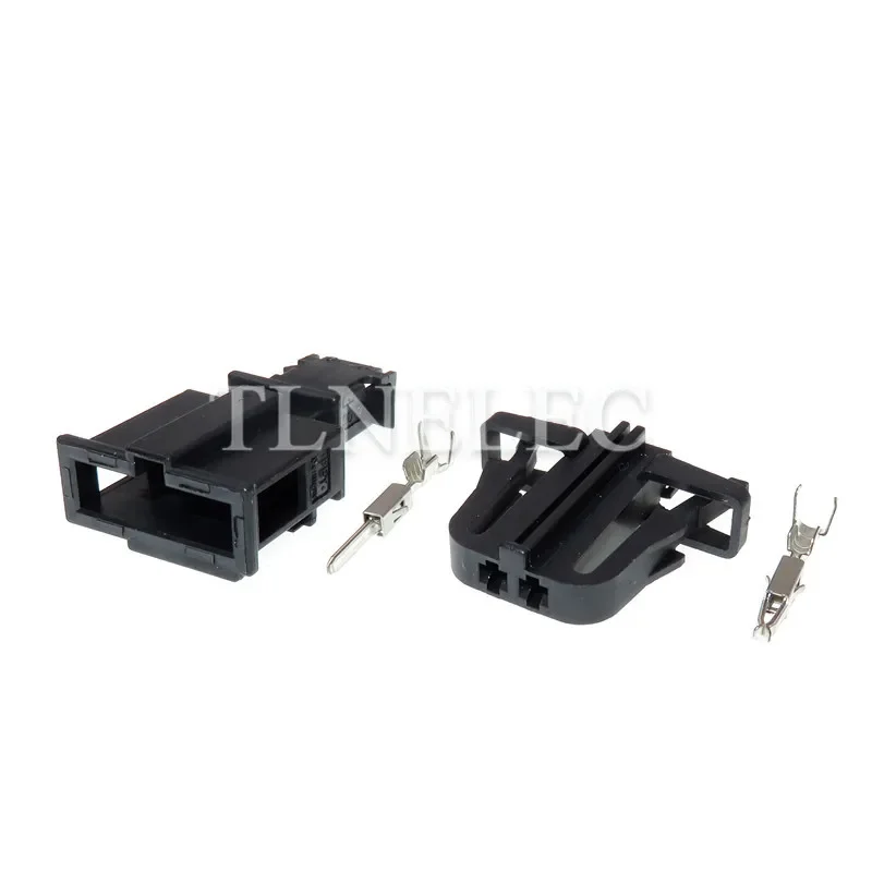 3B0972712 3B0972702 2 Pin Male License Plate Lamp Car Door Connector Trunk Lights Horn Sensor Plug for VW Audi Skoda