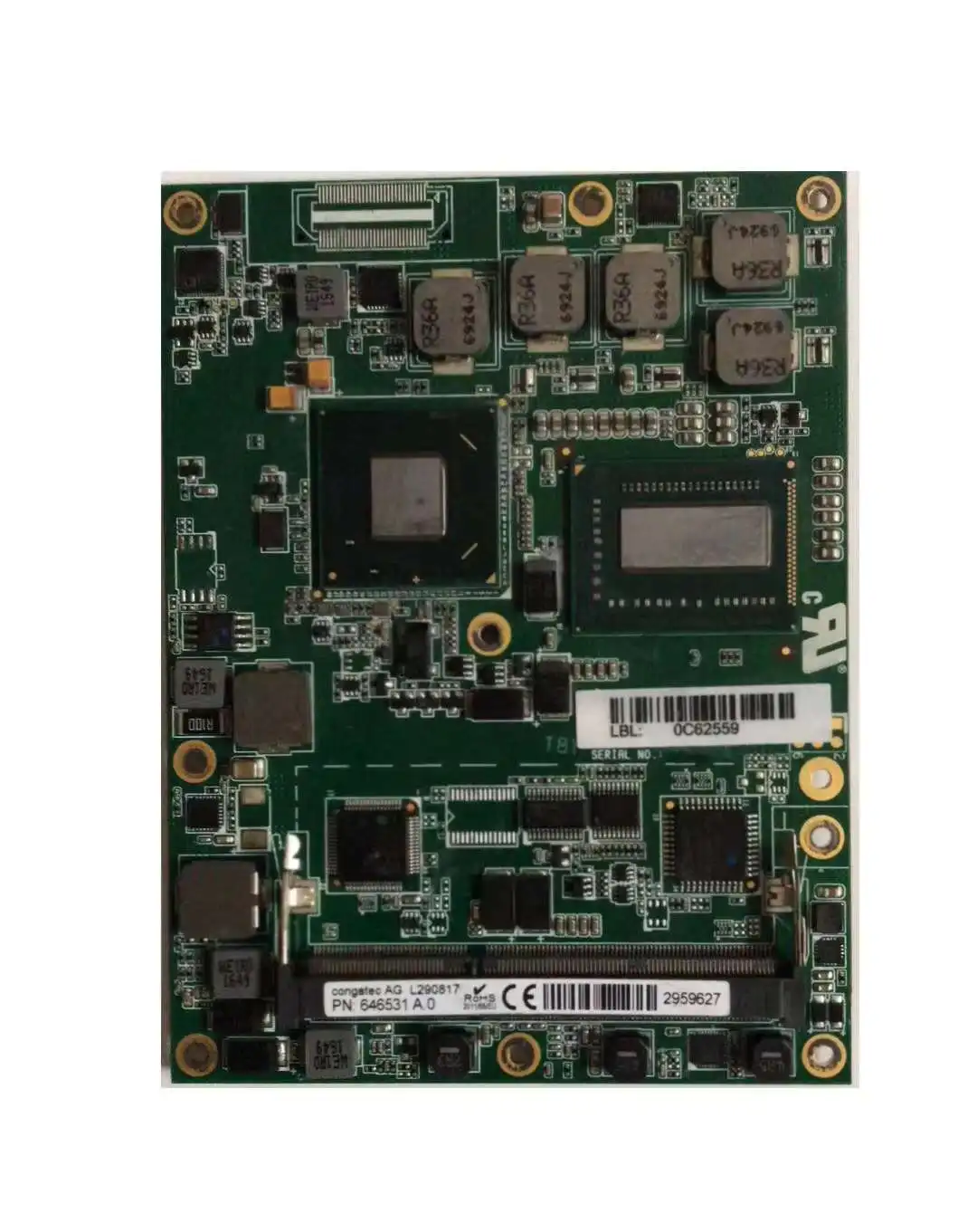 

Congatec Gmbh L291521 PN: 645825 B.0 new Computer 5PC900 910 Industrial Motherboard