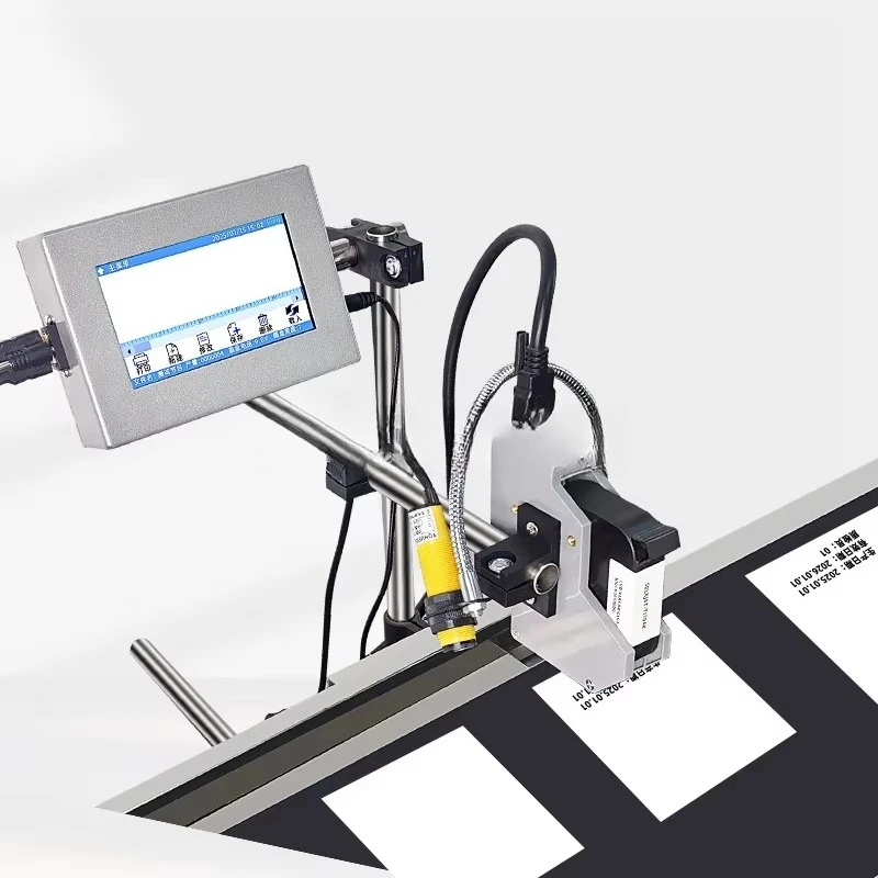 Online TIJ Inkjet Printer, Continuous Industrial Date & Label Printer for Bottles & Boxes