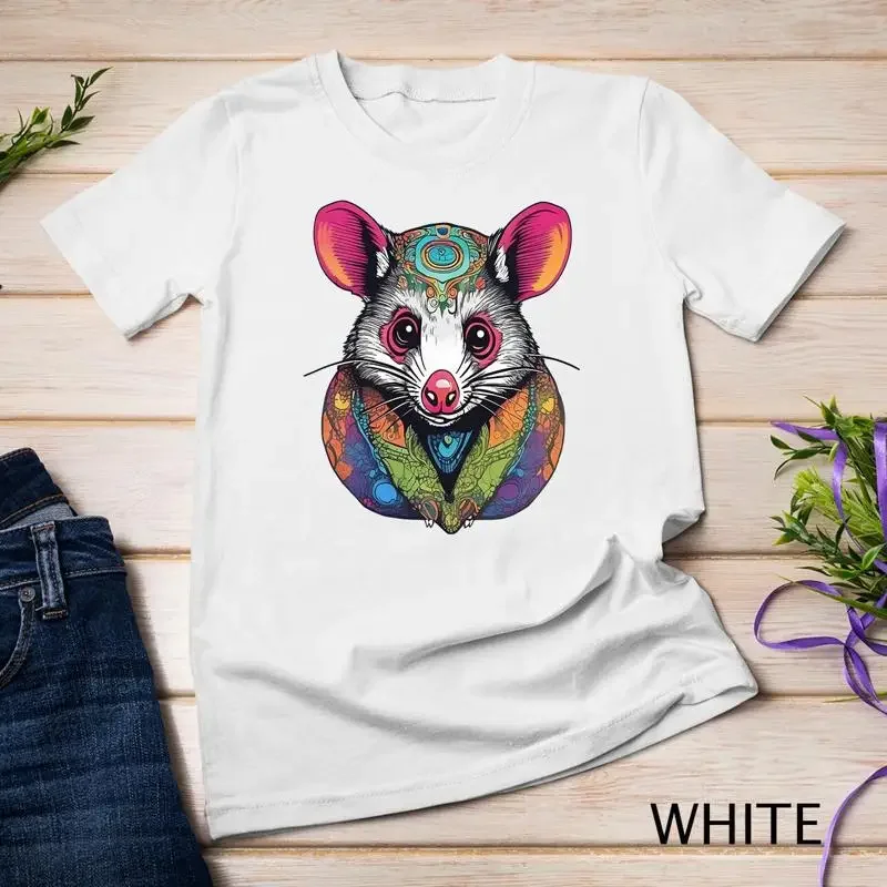 Possum Colourful Possum Lover Possum Cute T Shirt Unisex T shirt