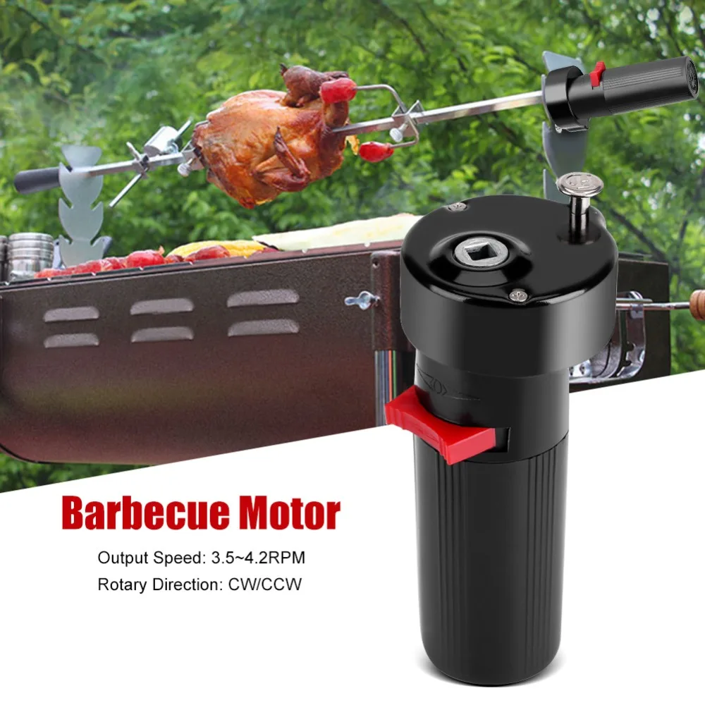 BBQ Motor Metal Toaster Oven Accessories Chicken Roaster Spit Charcoal Chicken Grill For Outdoor Camping Cooking Tools