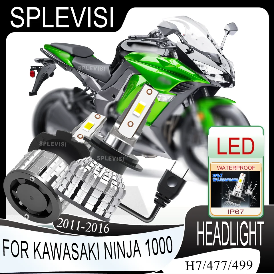 

Tool-Free Installation Simple Setup Long-Life LED H7 motorcycle Headlight For Kawasaki Ninja 1000 2011 2012 2013 2014 2015 2016