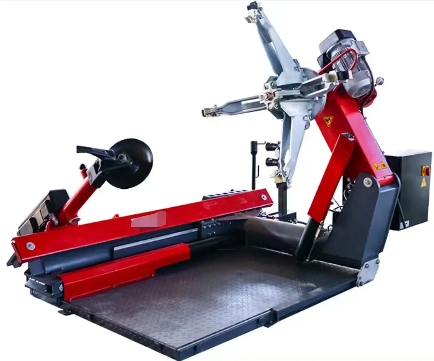 Truck Tire Changer Anticlockwise Rotation 14-56 Rim Capacity 220V 3.3KW Motor 130bar Pressure For Tire Fitting