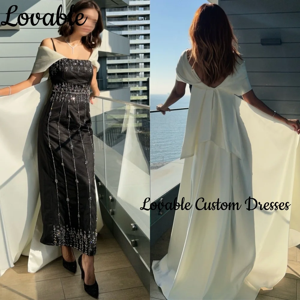 

Women'S Evening Dresses Customize Column Square Neckline Floor-Length Formal Occasion Dresses Beaded Zipper Up Vestidos De Festa