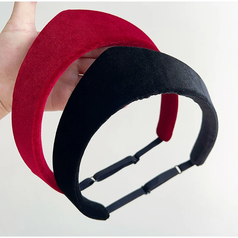 Adjustable Dynasty Hairband 2026 Velvet Women Headband Smooth European and American Hairpin Headband Hair Hoop Lady Headwear