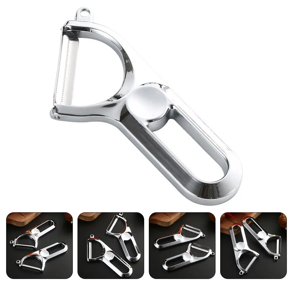 

Zinc Alloy Peeler Kitchen Vegetable Fruit Tool Ergonomic Design Non-Slip Grip Portable Multi-Function Carrot Potato Cucumber