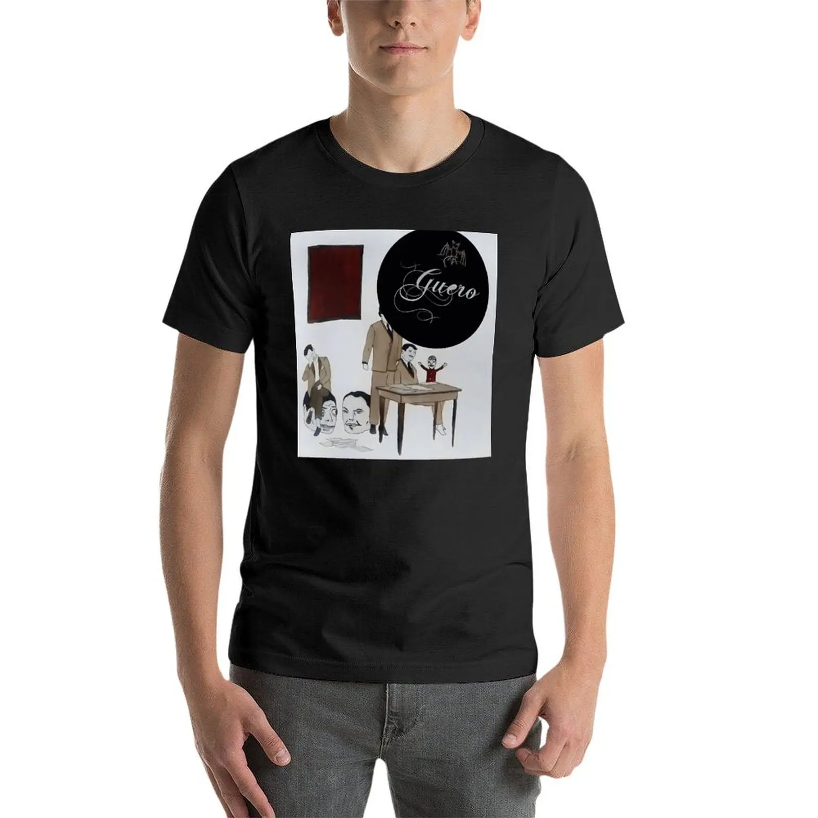 Guero Album Gesicht klassische T-Shirt ästhetische Kleidung Hemden Grafik T-Shirts plus Größen Hippie Kleidung Herren T-Shirts lässig stilvoll