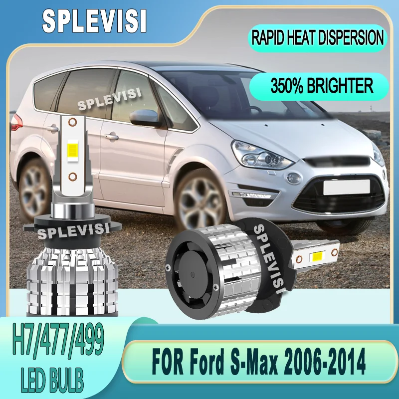 

Amplify Night Driving Security Effortless Setup LED Low Beam Bulbs For Ford S-Max 2006 2007 2008 2009 2010 2011 2012 2013 2014