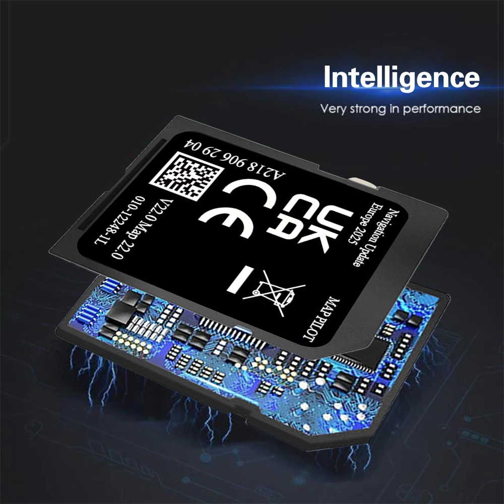 Karta pamięci GPS SD 2026 V22 EU Map Navigation A2189062904 do systemu Garmin Mercedes-Benz A B C E CLA Nawigacja Samochodowa — zdjęcie produktu 2