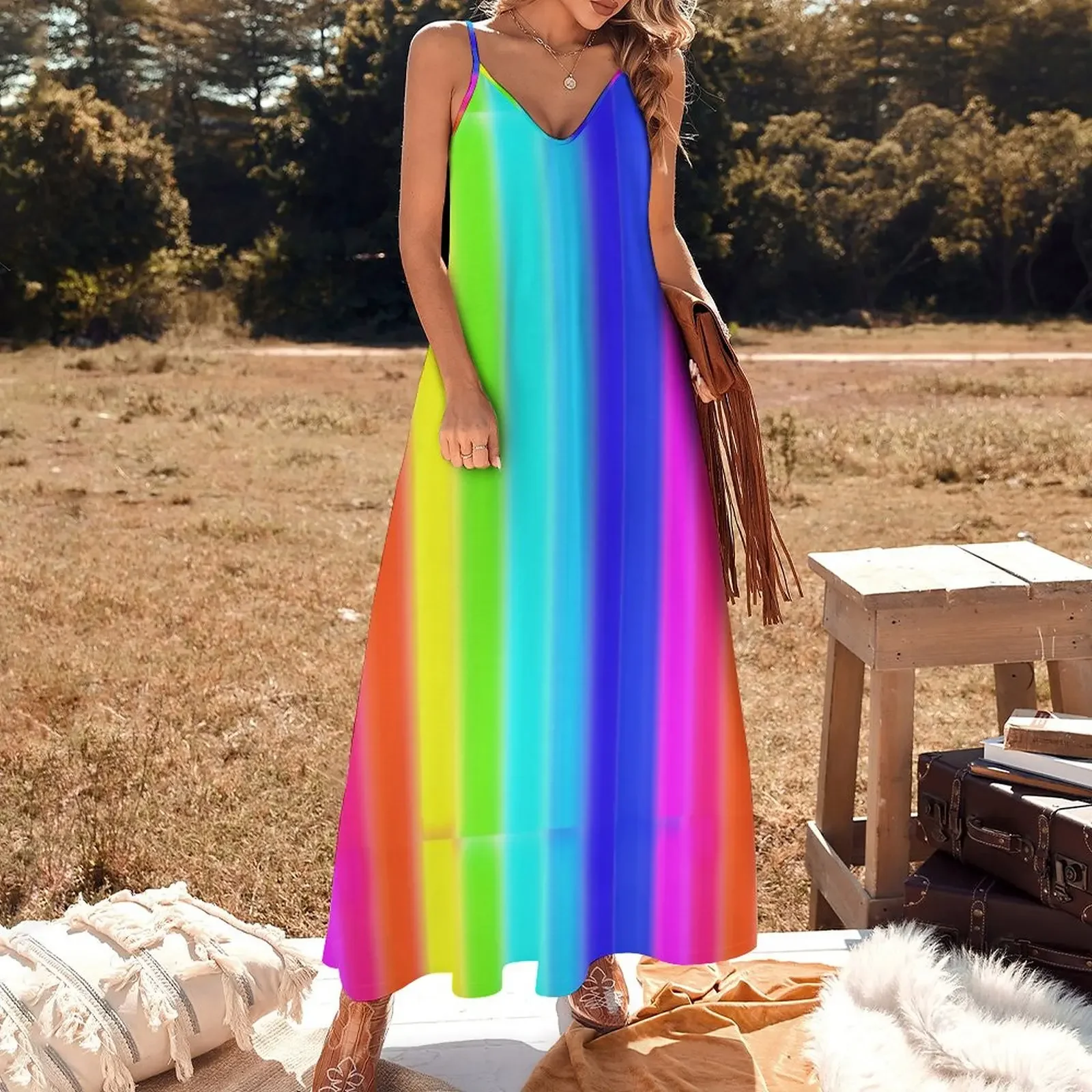 Glow Sticks Sleeveless Dress Women's dresses Women's evening dress dresses for prom prom dress 2024