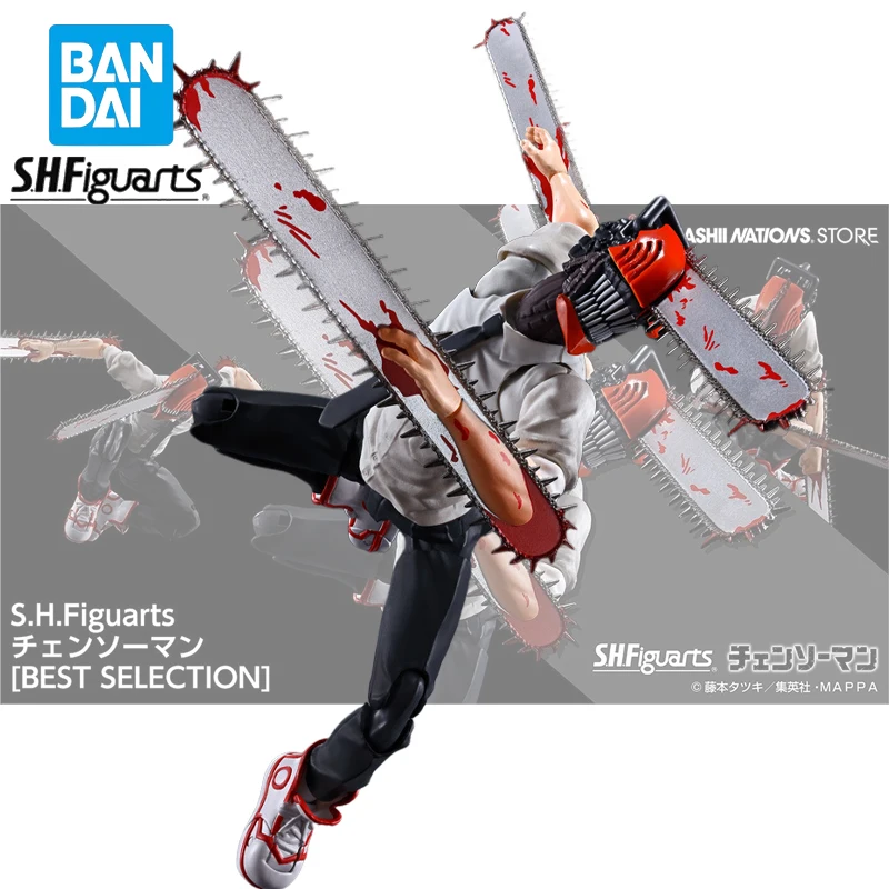 

Stock Original Bandai S.H.Figuarts Chainsaw Man Denji BEST SELECTION PVC Genuine Action Figure Collectible Model Ornament Gift